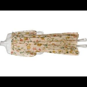 Anjuna silk rare flowy dress
